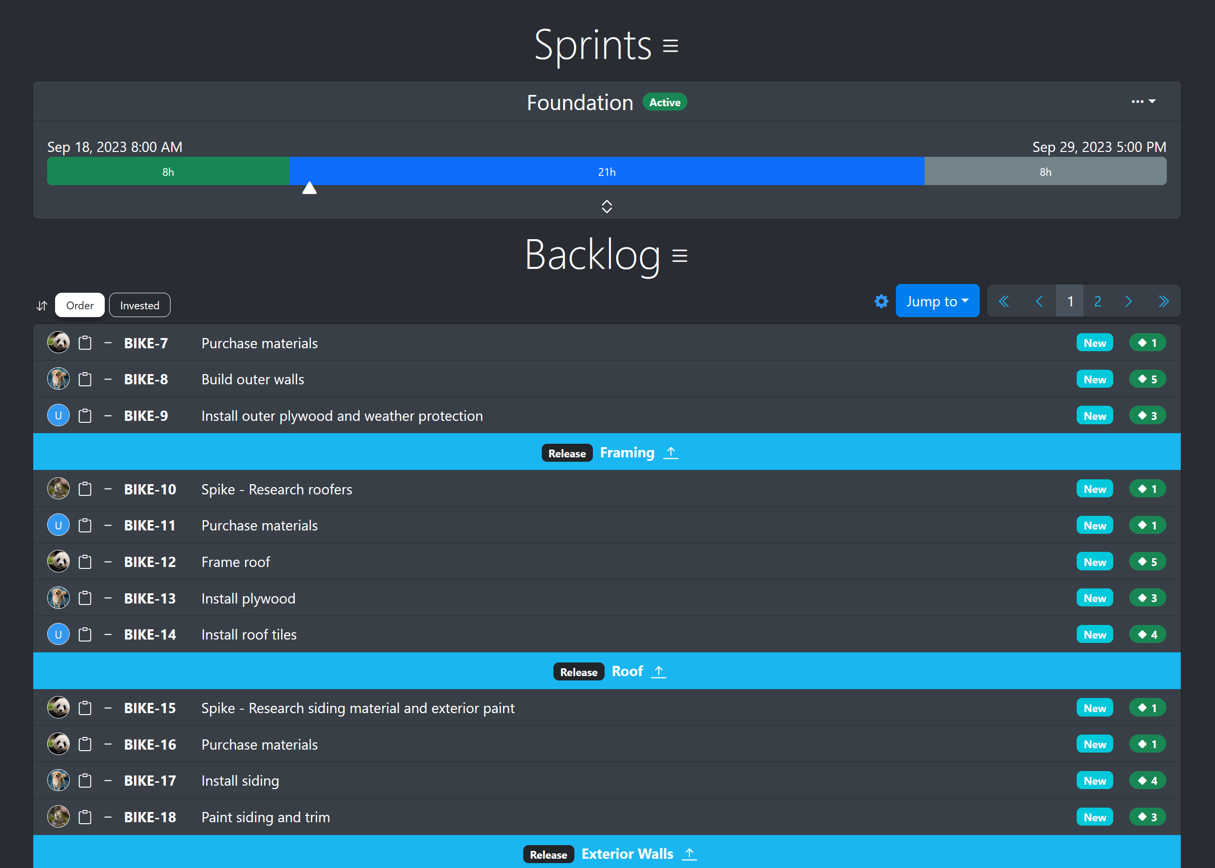 Image of backlog
