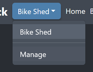 Image of the project select dropdown